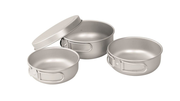 Набор посуды Easy Camp Adventure Ultra Light Cook Set (silver; алюминий)